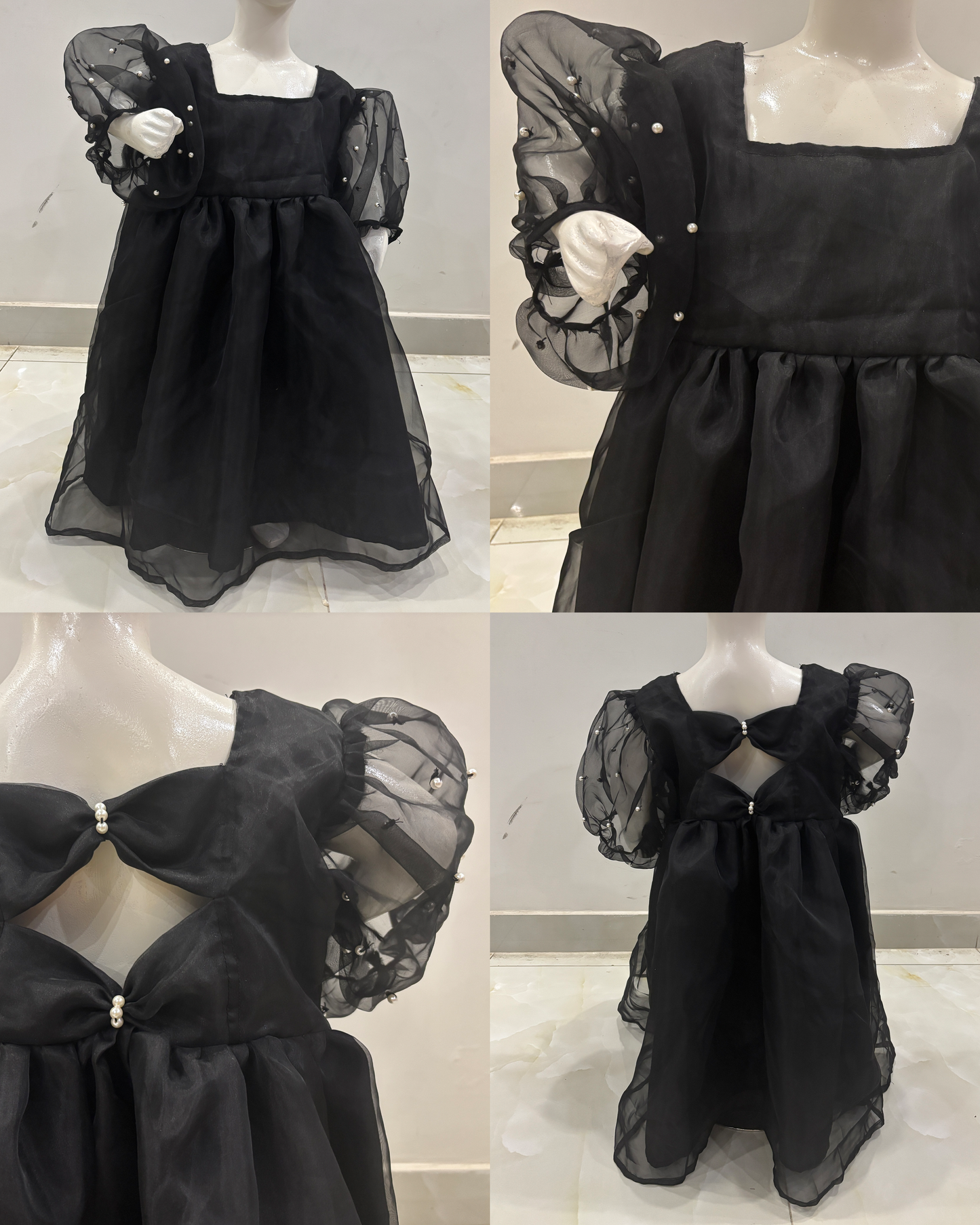 Black | Midnight Charm | Frock | Two-piece