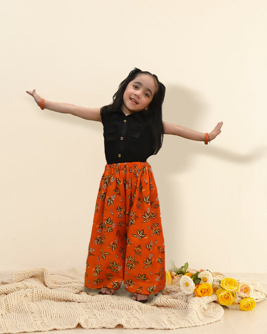 Two piece | Cotton shirt | lawn plazzo