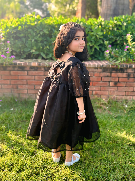 Black | Midnight Charm |  Frock | Two-piece