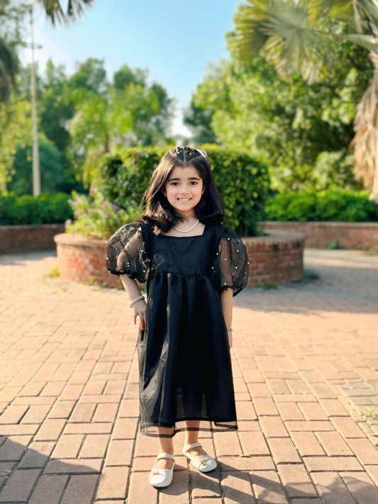 Black | Midnight Charm |  Frock | Two-piece