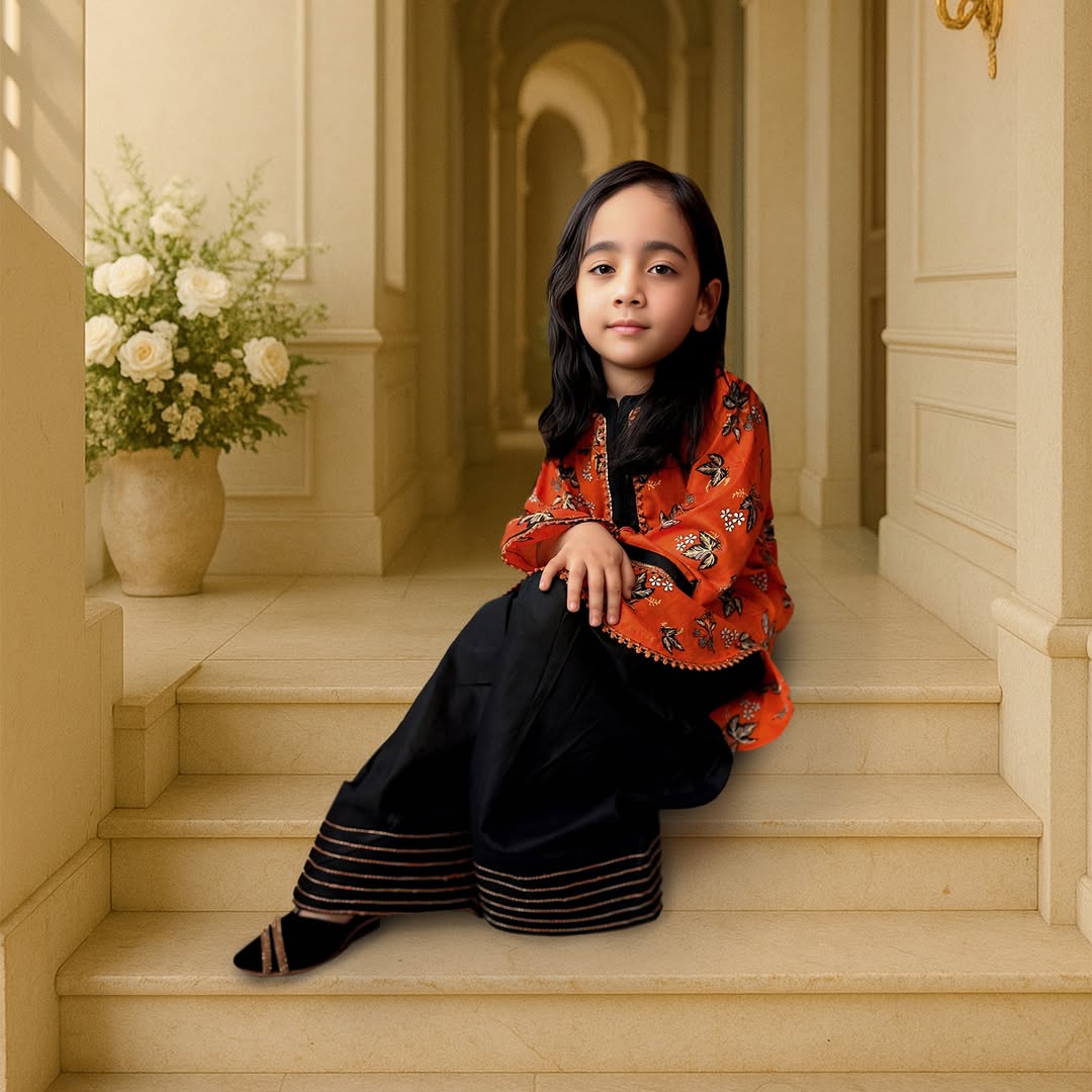 Two piece | Lawn shirt | Cotton Farshi shalwar